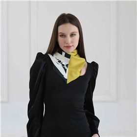 圍巾的各種圍法-真絲圍巾，真絲絲巾，羊絨圍巾