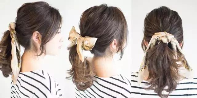 絲巾的各種圍法&mdash;&mdash;真絲圍巾、真絲絲巾、圍巾品牌、定制圍巾、