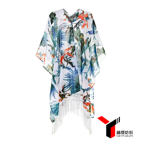 新款巴厘紗披肩鳥語花香款 新款巴厘紗披肩鳥語花香款