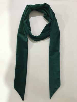 秋款拉絨長領巾墨綠 秋款拉絨長領巾墨綠