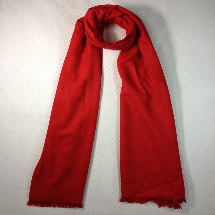 純色拉絨圍巾紅色 純色拉絨圍巾紅色