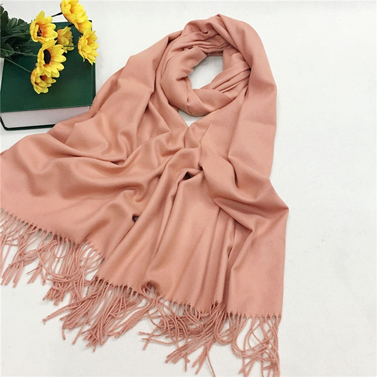 仿羊絨圍巾廠家定制—裸粉YFYR-3 仿羊絨圍巾廠家定制—裸粉YFYR-3