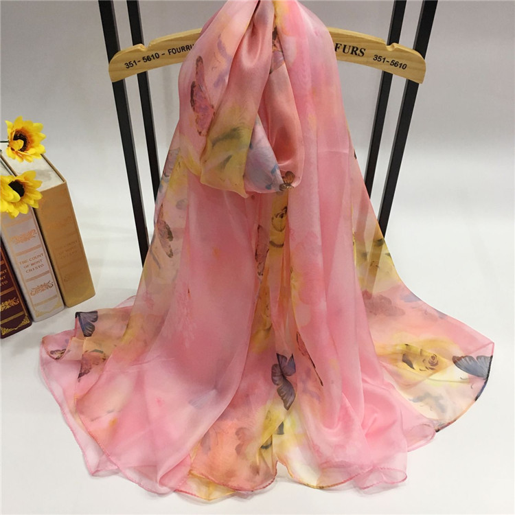 雪紡絲巾定制YTF9005 雪紡絲巾定制YTF9005