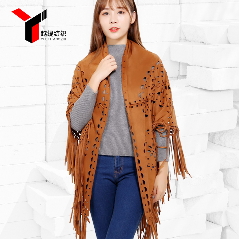 PJ7001麂皮絨披肩廠家定制 PJ7001麂皮絨披肩廠家定制