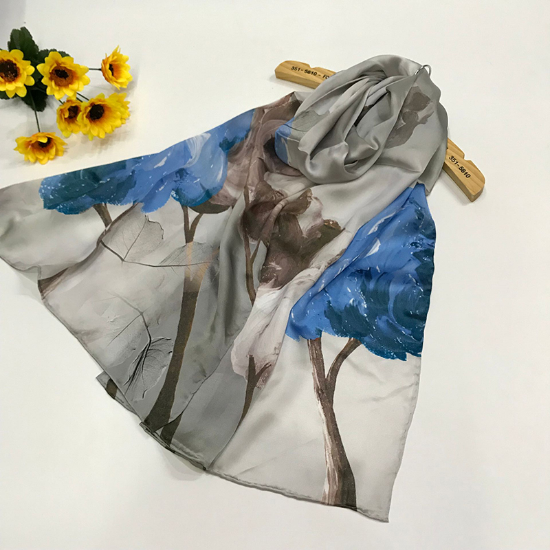 真絲長巾定制廠家YZC8020 真絲長巾定制廠家YZC8020