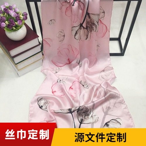 定制桑蠶絲絲巾