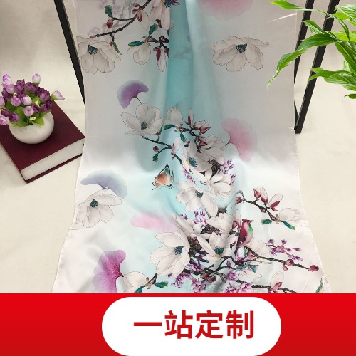 桑蠶絲絲巾定制 桑蠶絲絲巾定制